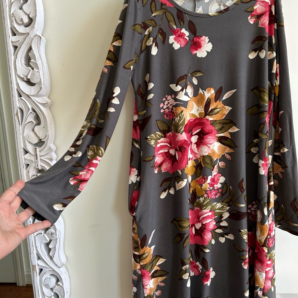 Sweet Lovely loose dress w/pockets - Picture 4 of 9